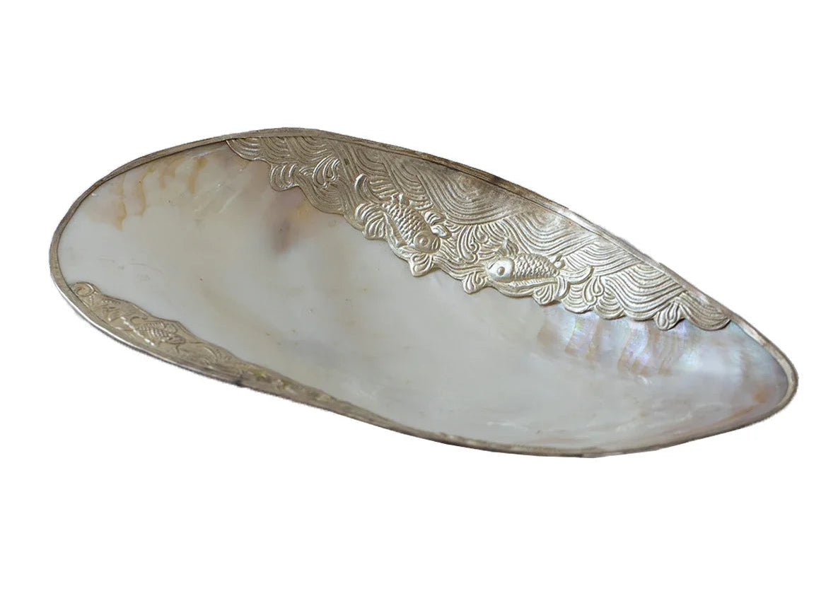 Mother-of-Pearl Shell Jewelry Tray