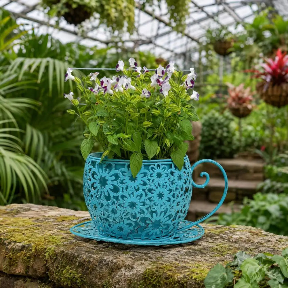 Teacup Floral Planter