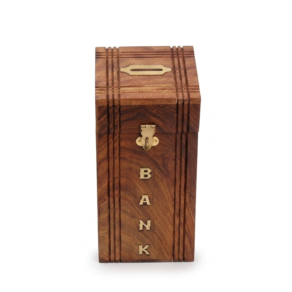Wooden Piggy Bank