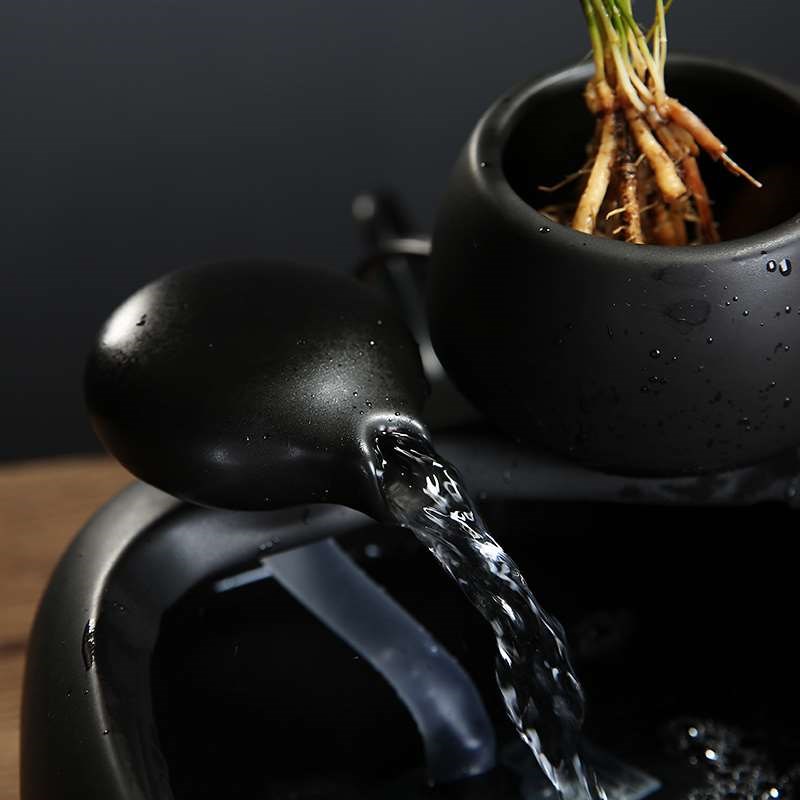 Ceramic Flowing Water Fountain
