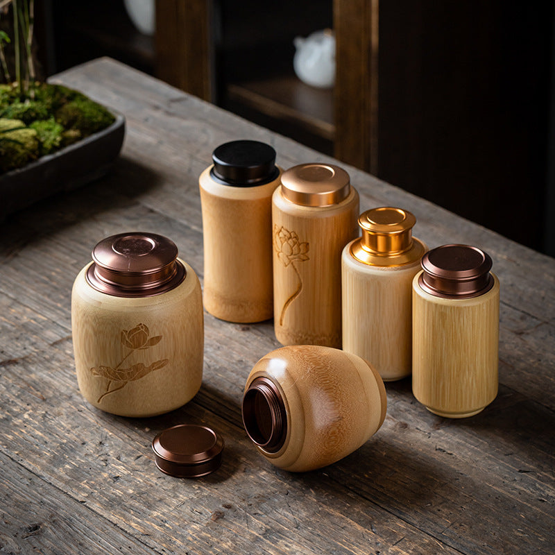 Bamboo Storage Canister