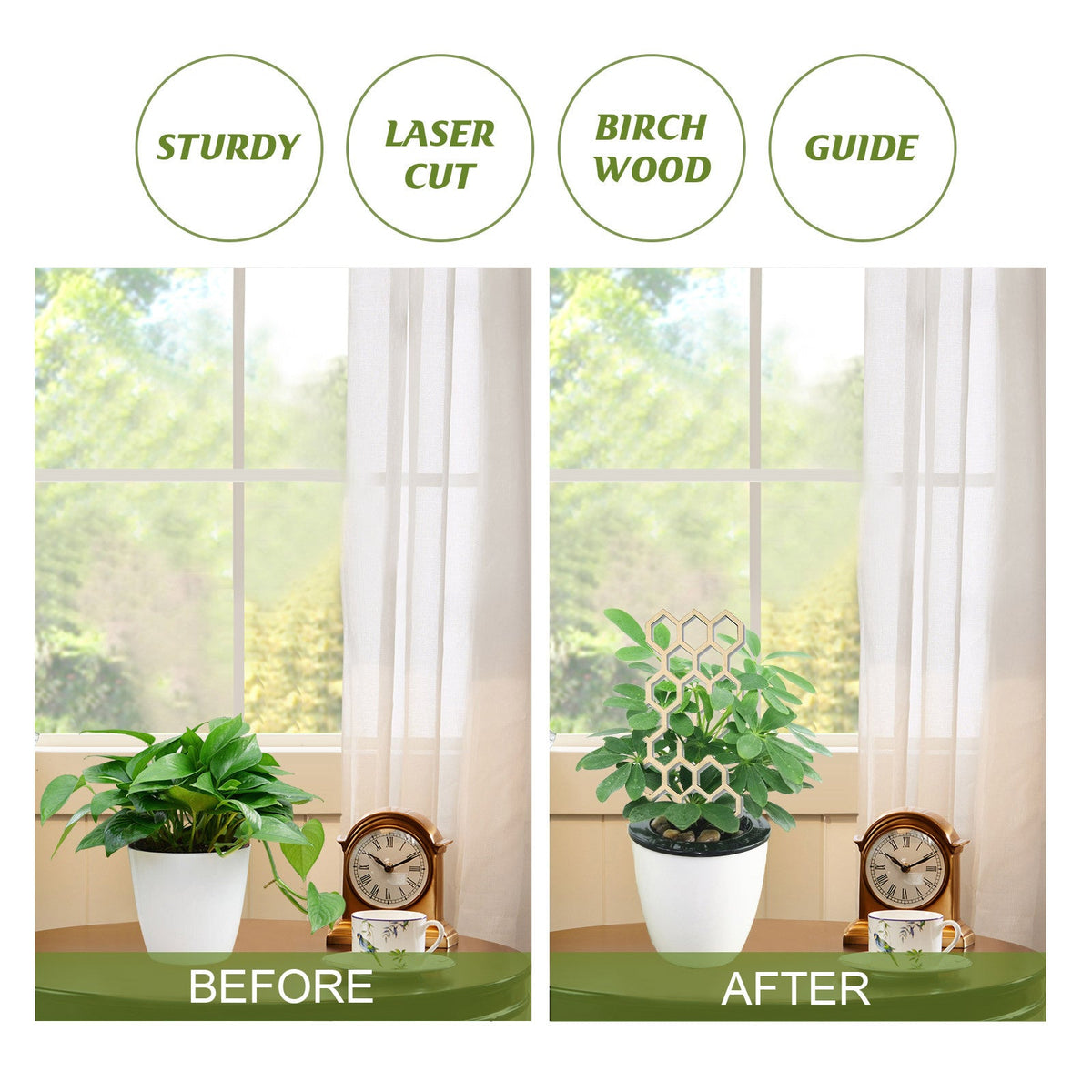 Plant Trellis Home Wooden Pot Climbing Pergola
