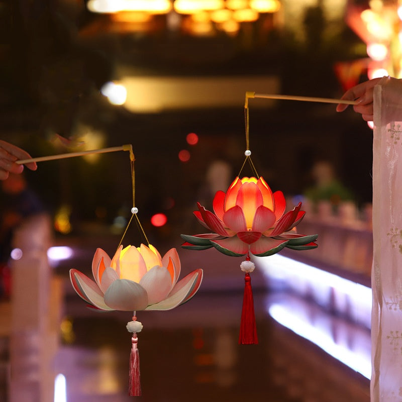 Lotus Hand-held Luminous Lantern