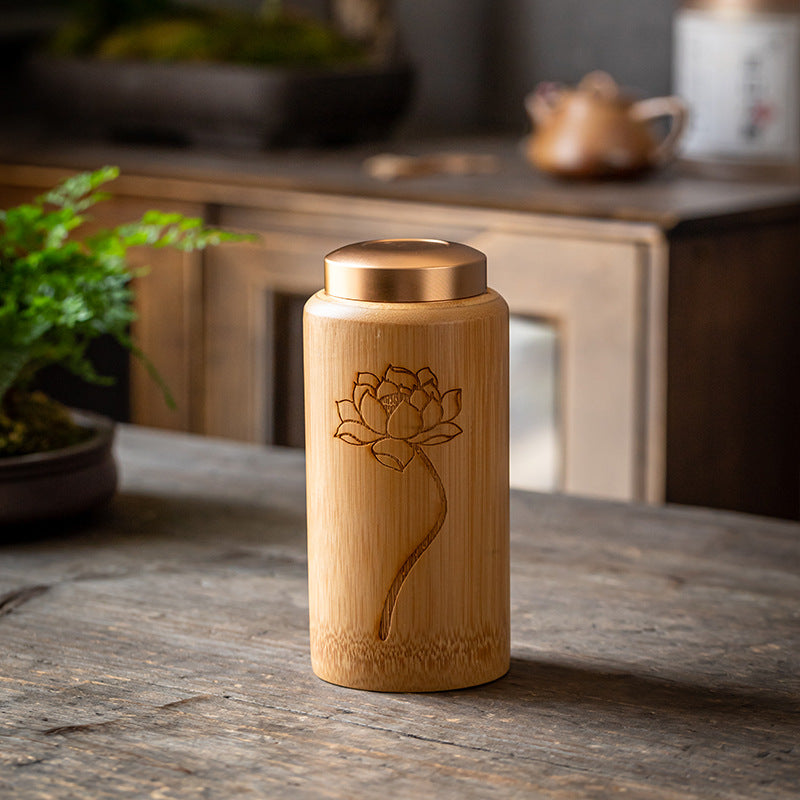 Bamboo Storage Canister