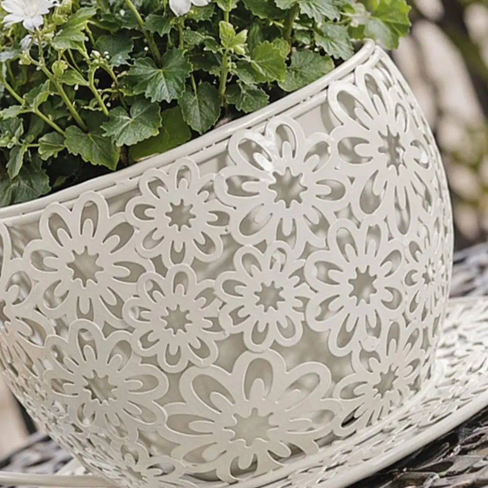 Teacup Floral Planter