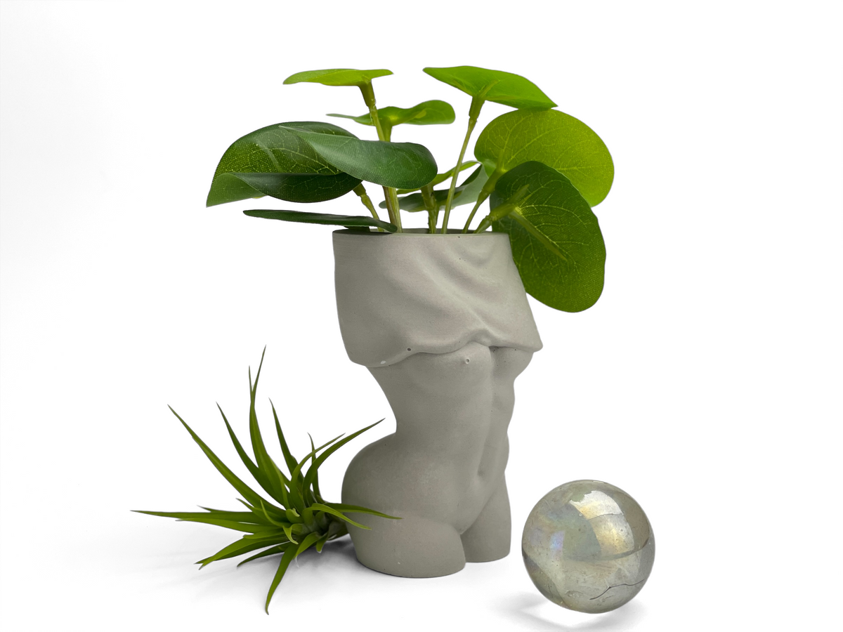 Female Body Vase | AIR PLANT HOLDER
