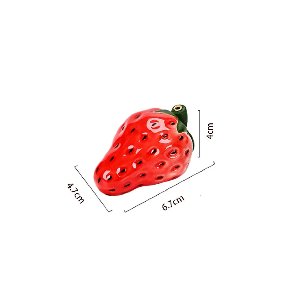 Strawberry Ceramic Incense Burner