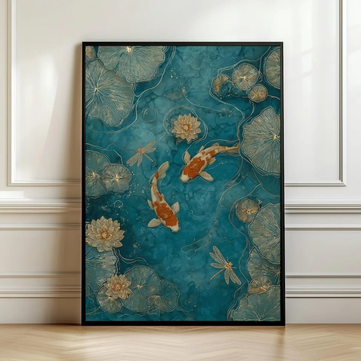 Japanese Koi Fish Canvas Print