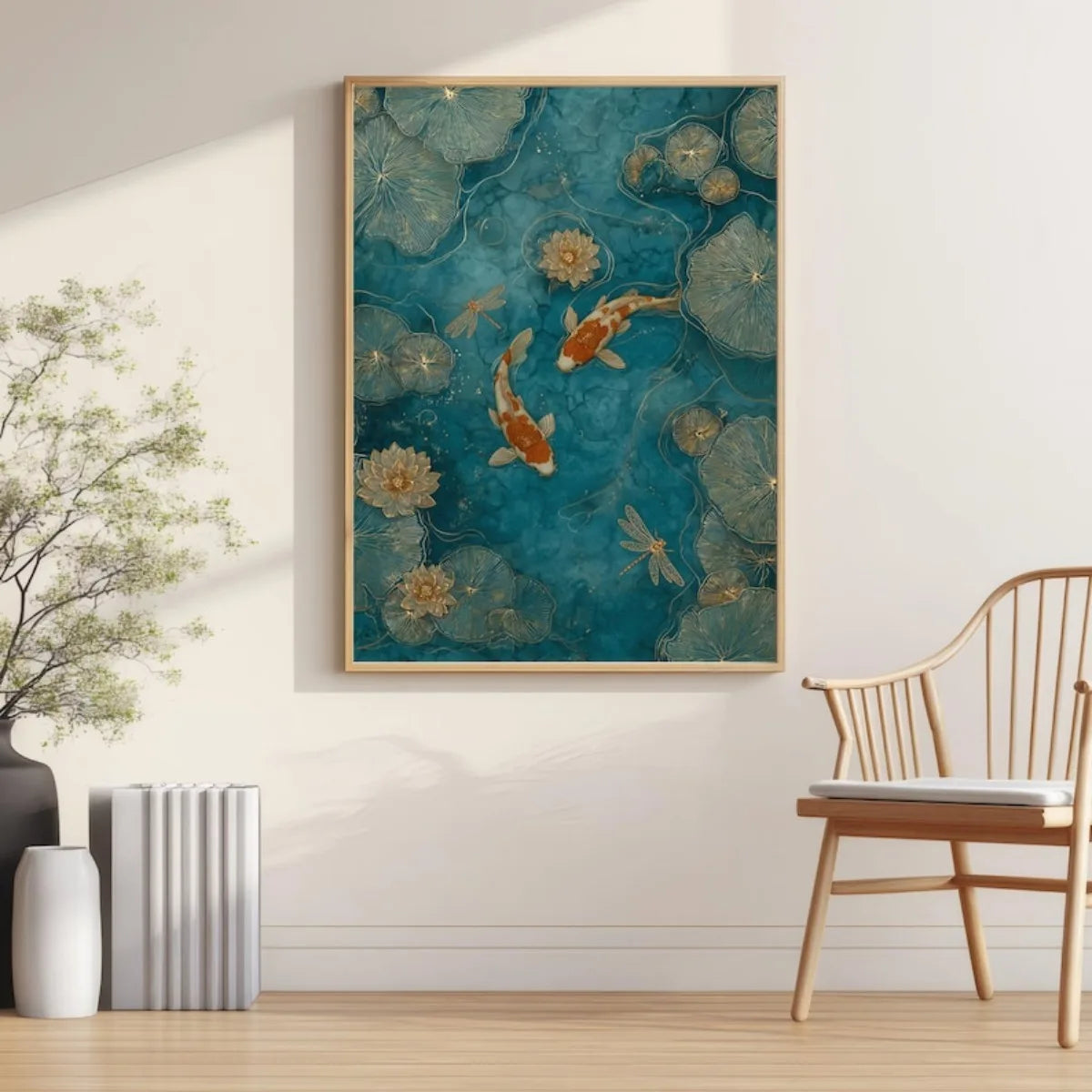 Japanese Koi Fish Canvas Print