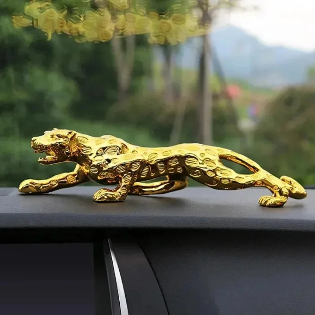 Leopard Tabletop Sculpture