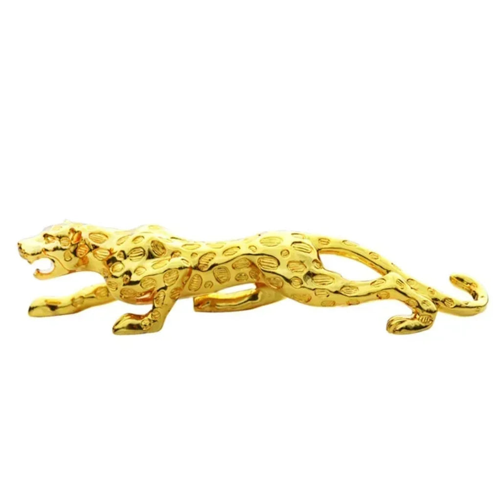 Leopard Tabletop Sculpture