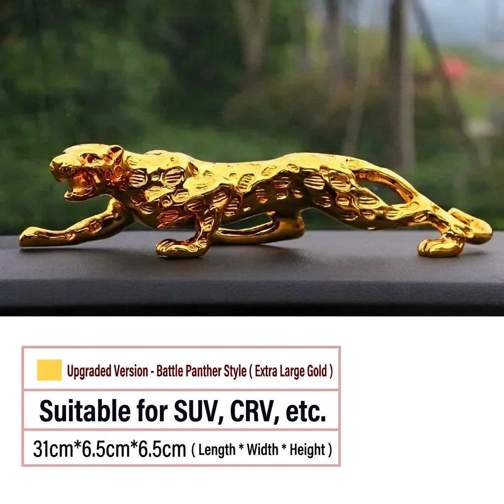 Leopard Tabletop Sculpture