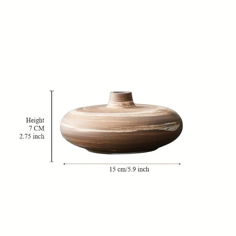 Minimalist Ceramic Beige Vase
