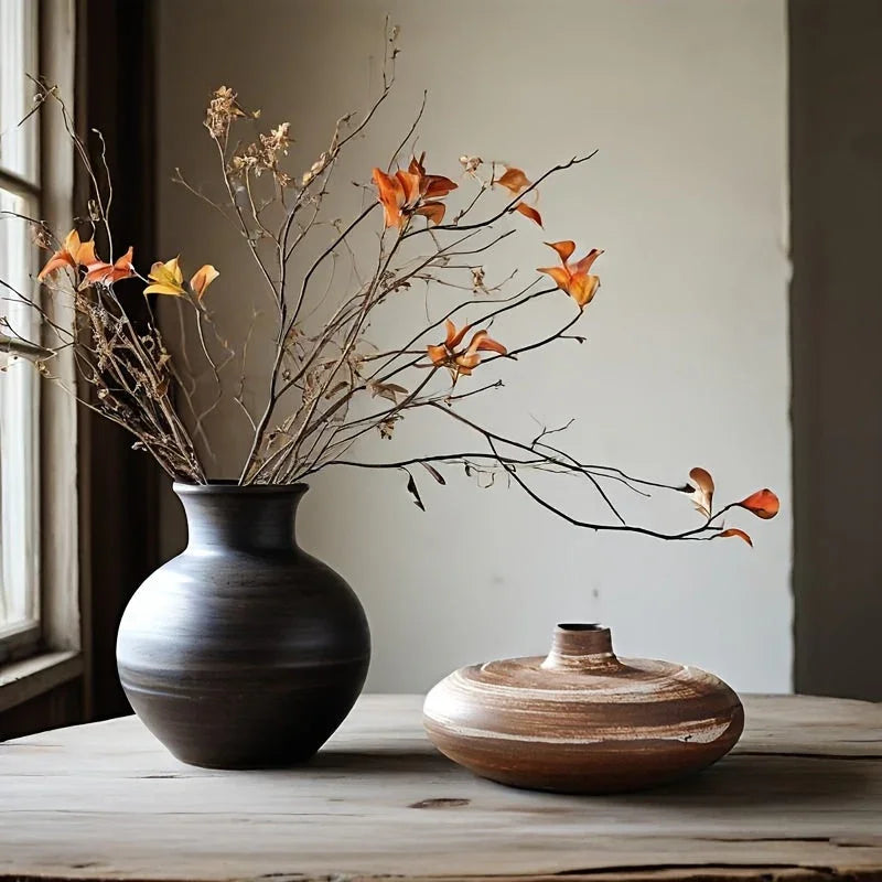 Minimalist Ceramic Beige Vase