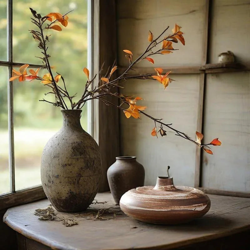 Minimalist Ceramic Beige Vase