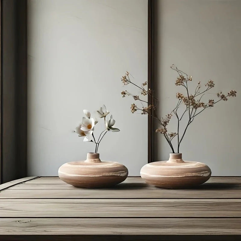 Minimalist Ceramic Beige Vase