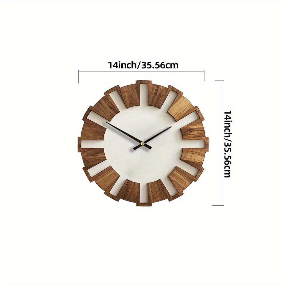 Artistic Wooden Wall Clock