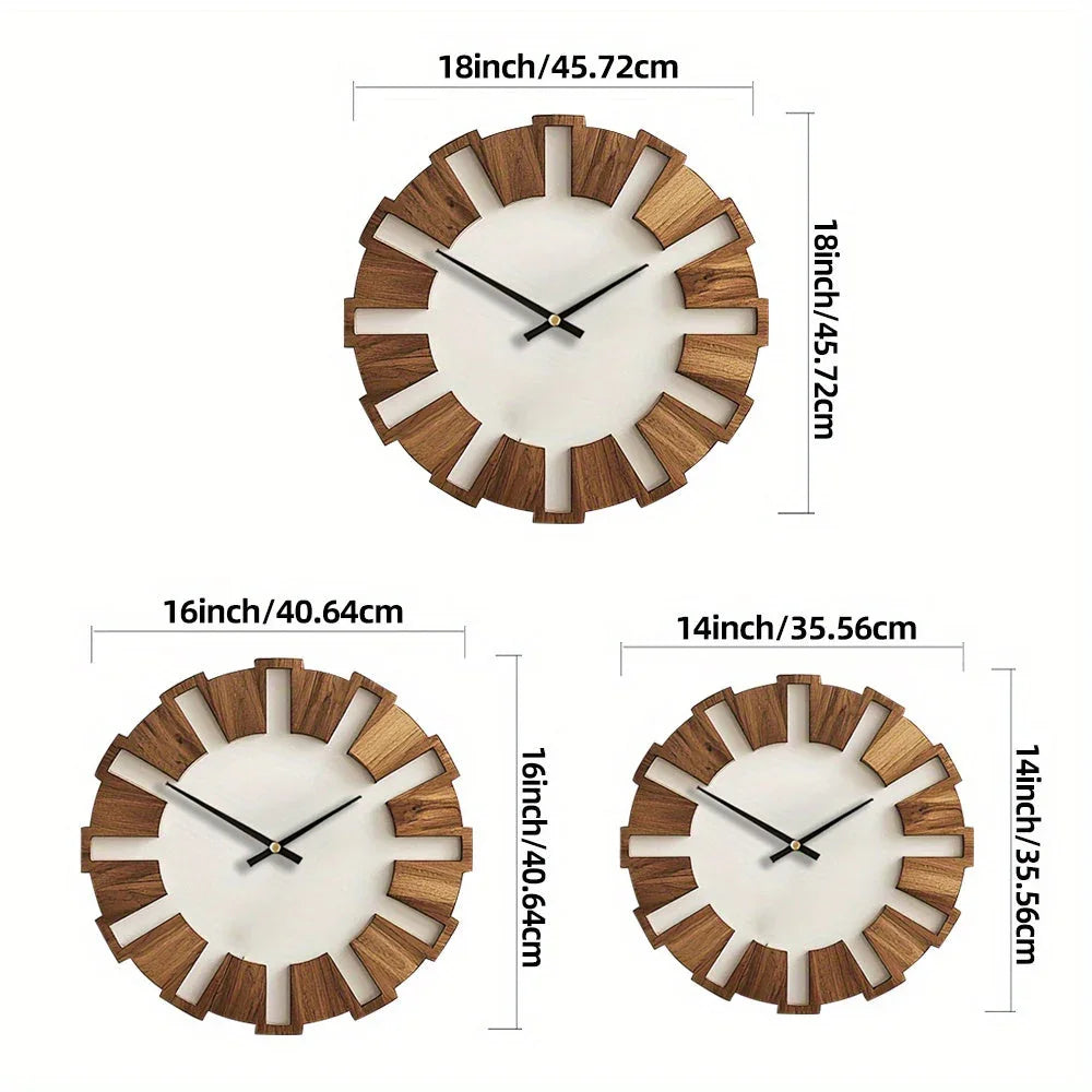 Artistic Wooden Wall Clock