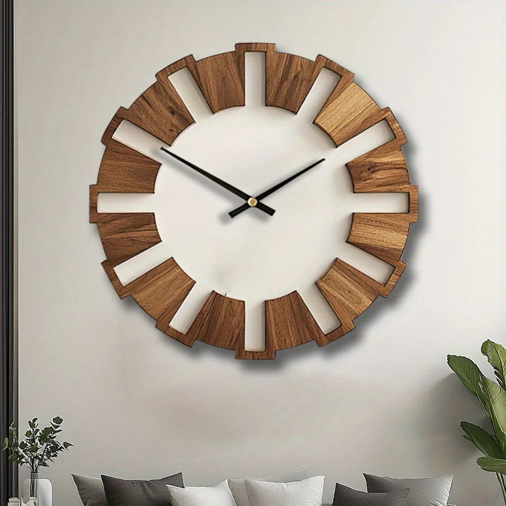 Artistic Wooden Wall Clock