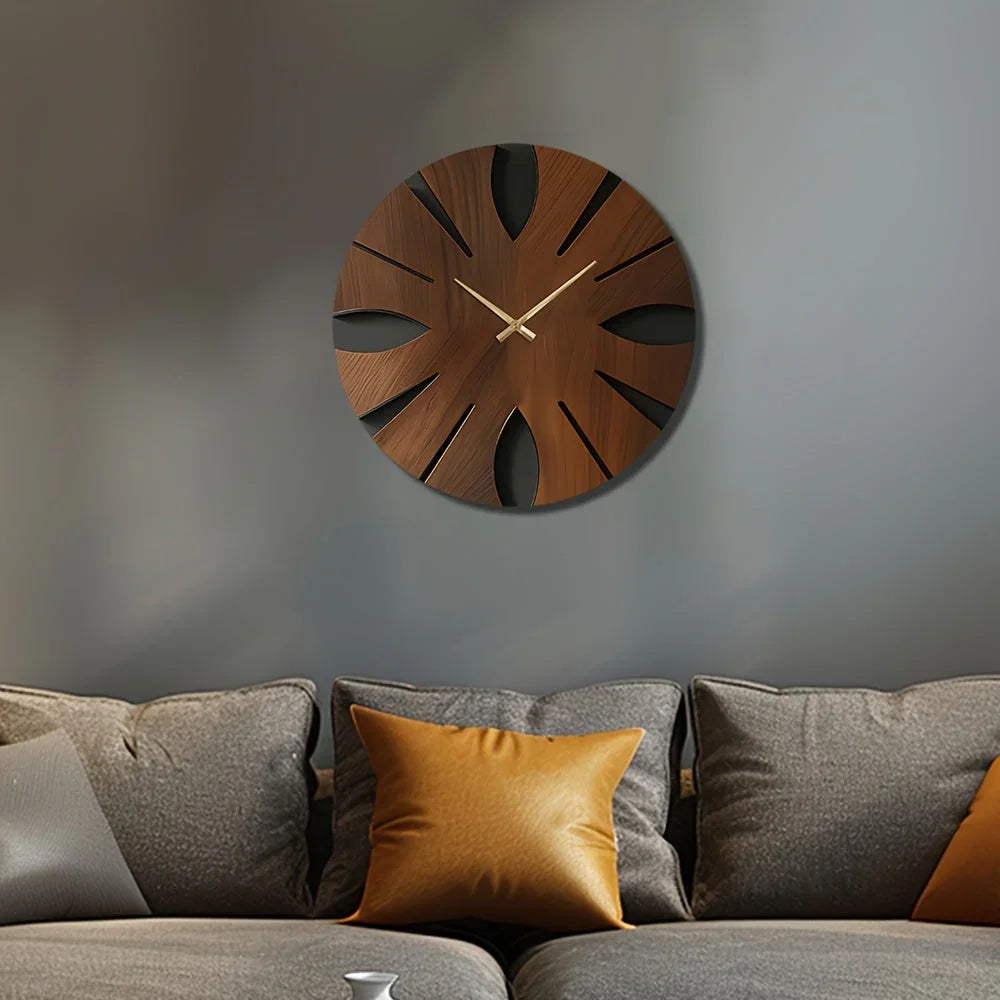 Artistic Wooden Wall Clock