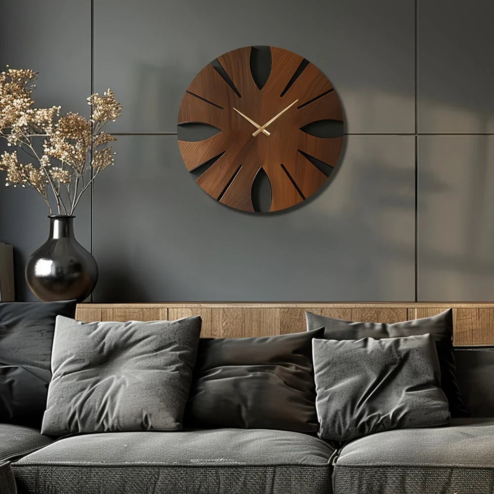 Artistic Wooden Wall Clock
