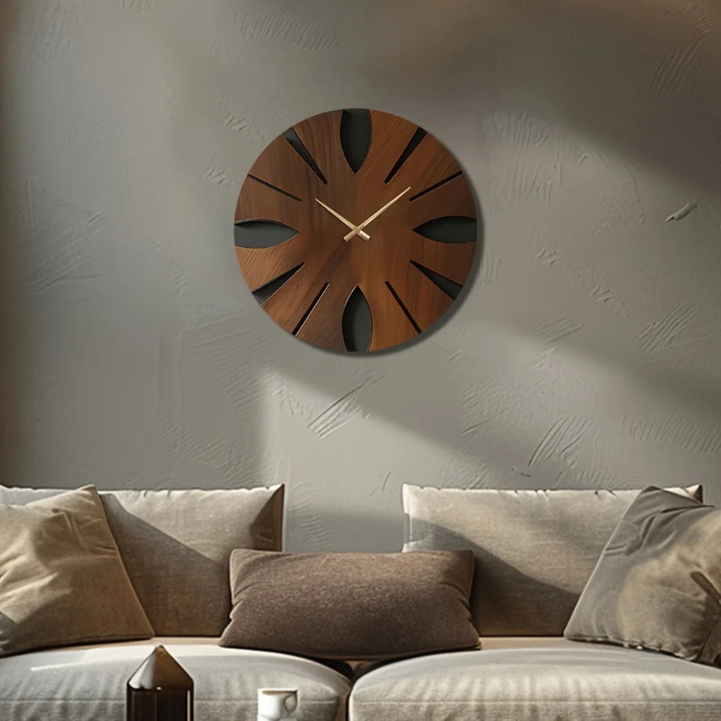 Artistic Wooden Wall Clock