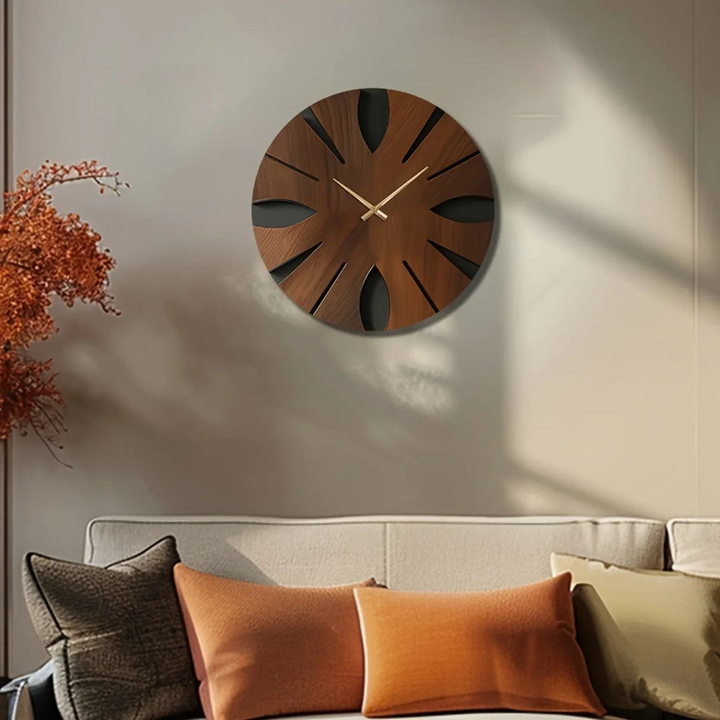 Artistic Wooden Wall Clock