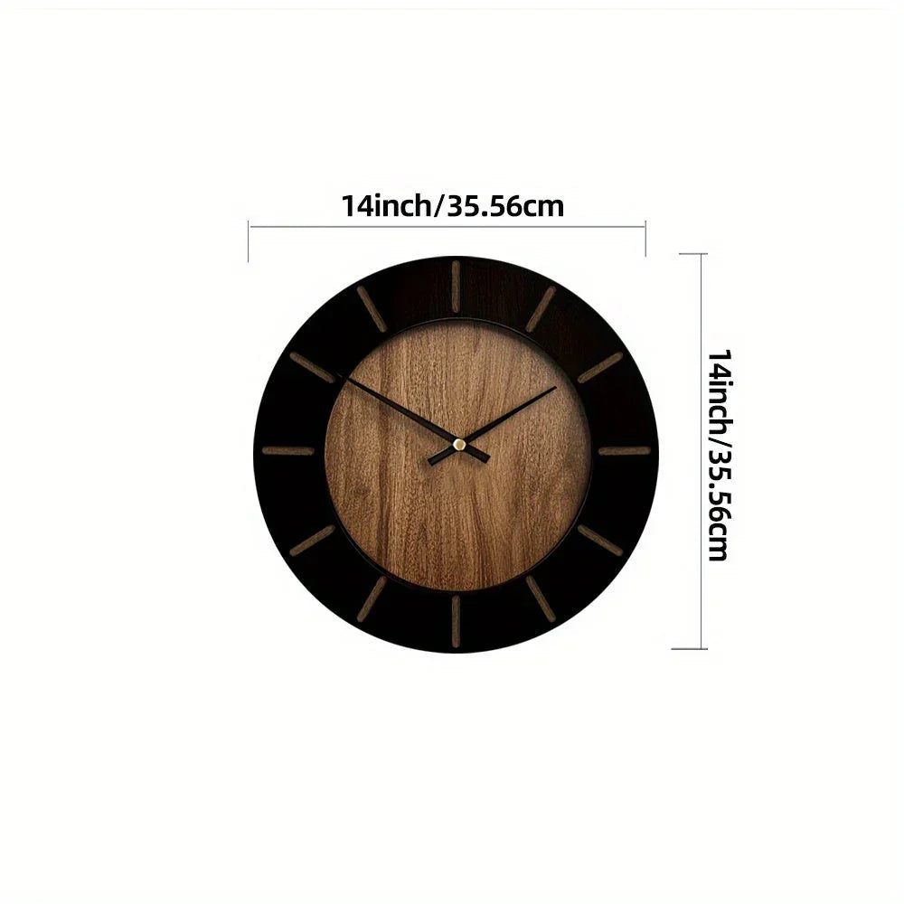 Vintage Design Wooden Wall Clock