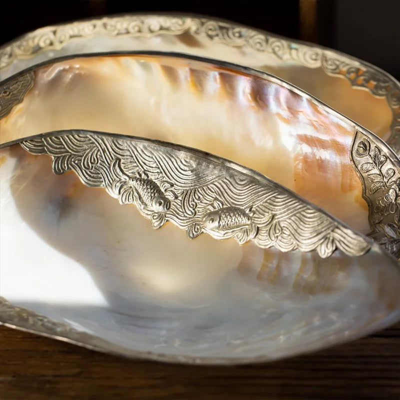 Mother-of-Pearl Shell Jewelry Tray