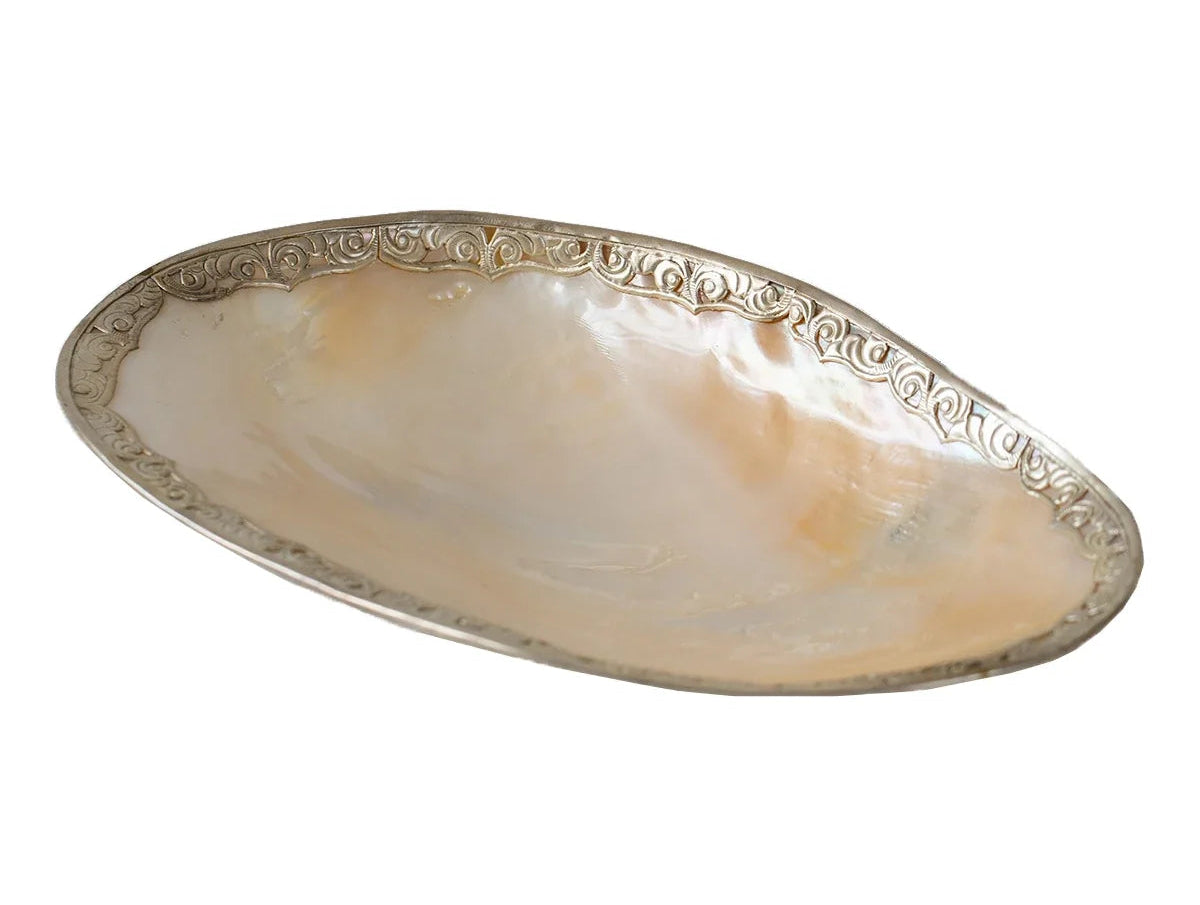 Mother-of-Pearl Shell Jewelry Tray