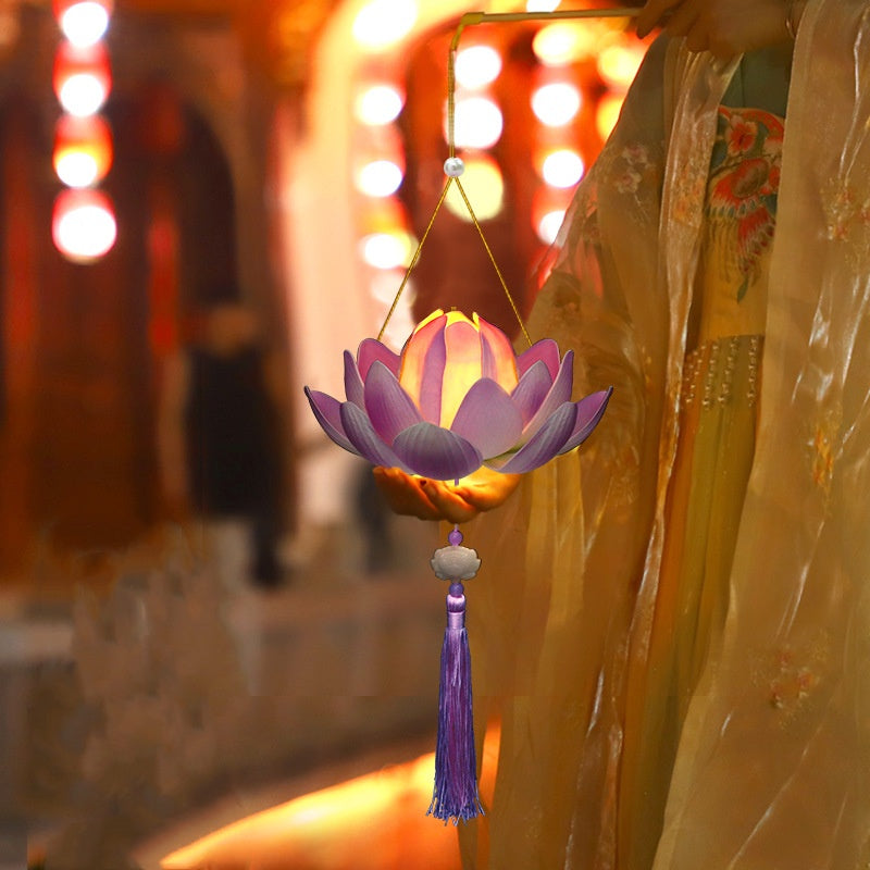 Lotus Hand-held Luminous Lantern