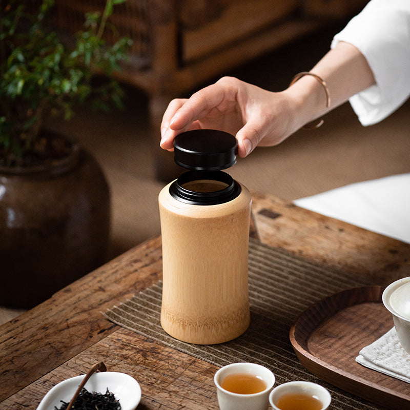 Bamboo Storage Canister