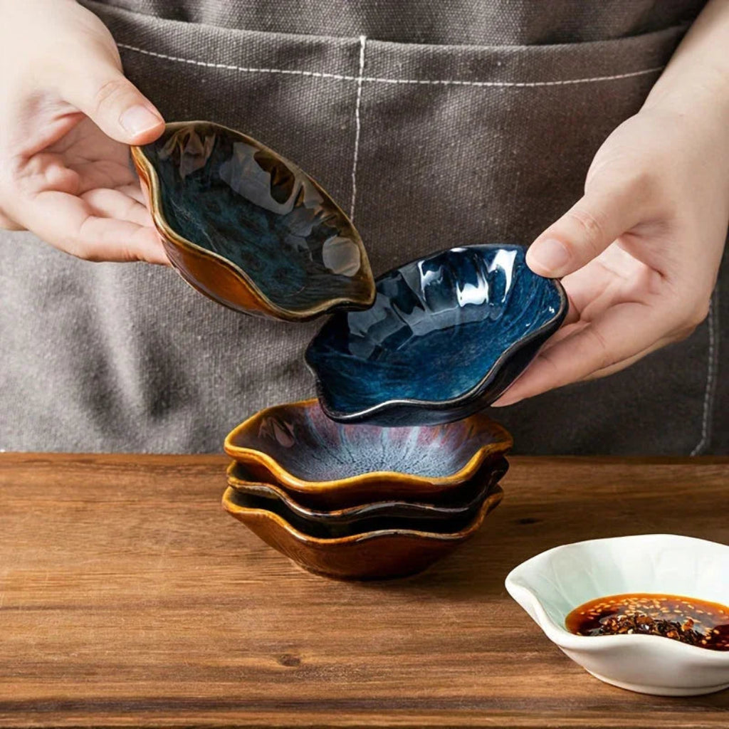 Ceramic 6 Piece Sauce Dish Set