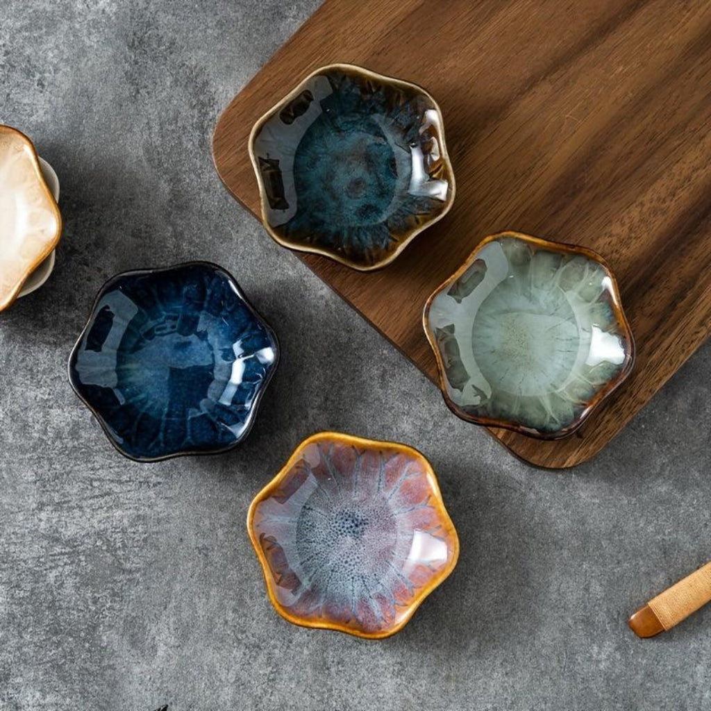 Ceramic 6 Piece Sauce Dish Set