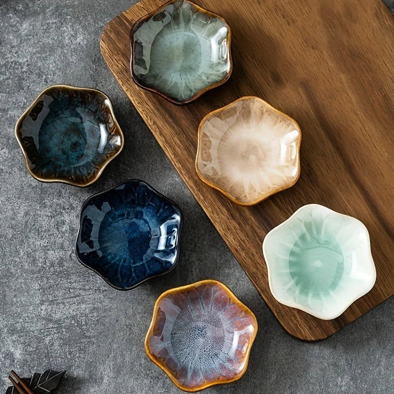 Ceramic 6 Piece Sauce Dish Set
