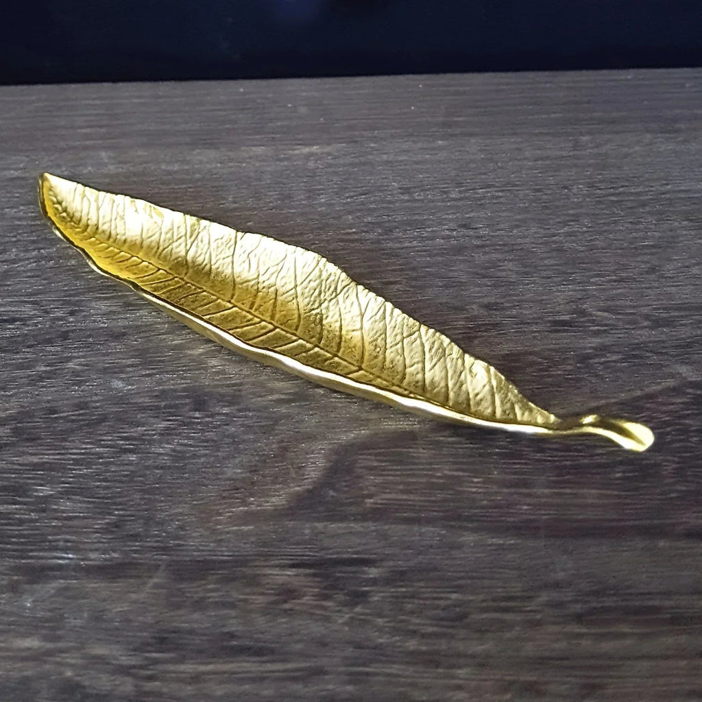 Leaf Design Ceramic Incense Holder