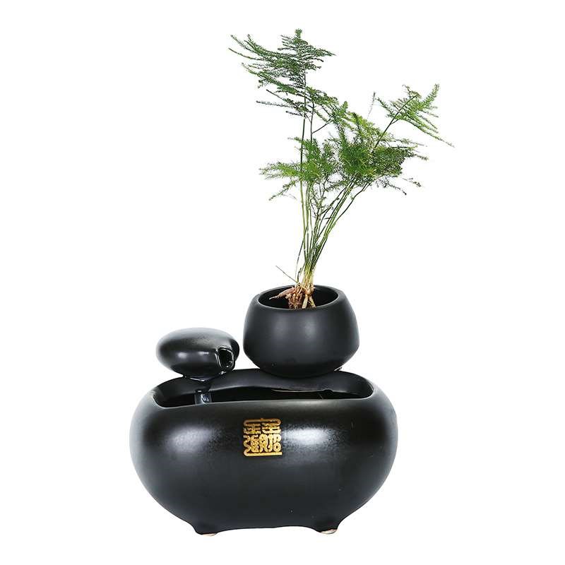 Ceramic Flowing Water Fountain