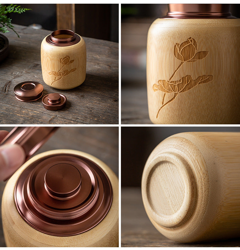 Bamboo Storage Canister