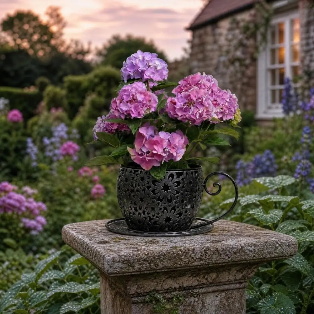 Teacup Floral Planter