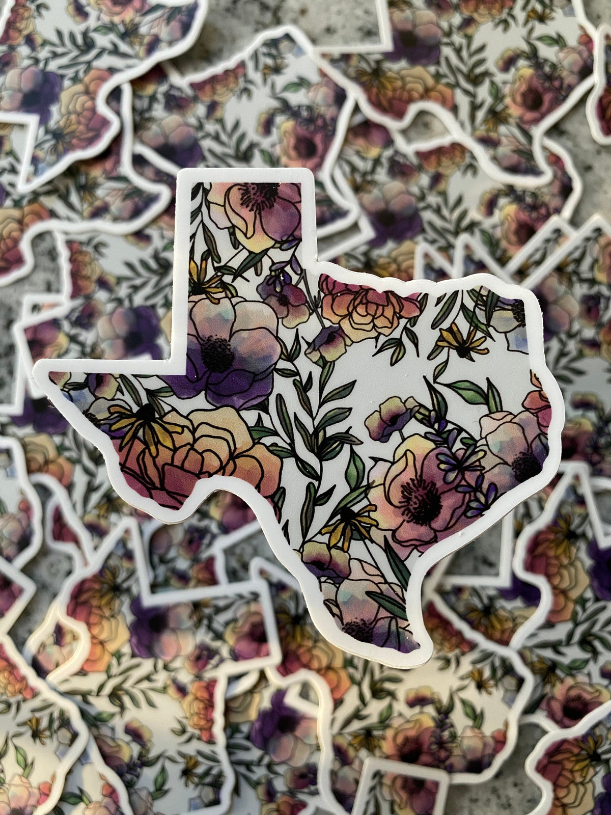 Texas Flower Sticker