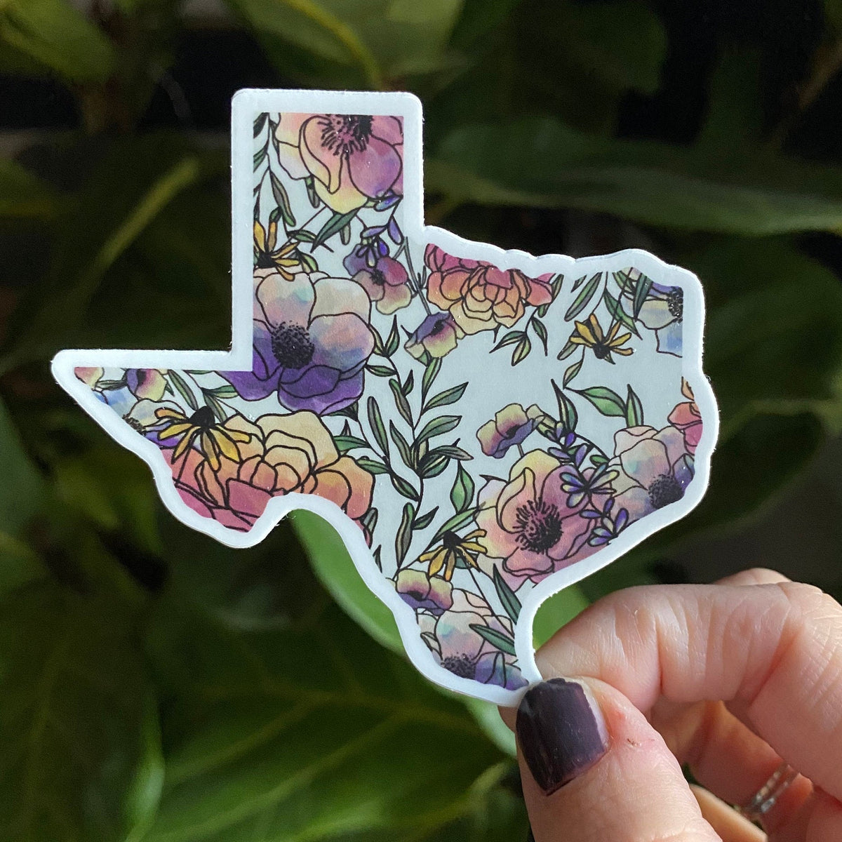 Texas Flower Sticker