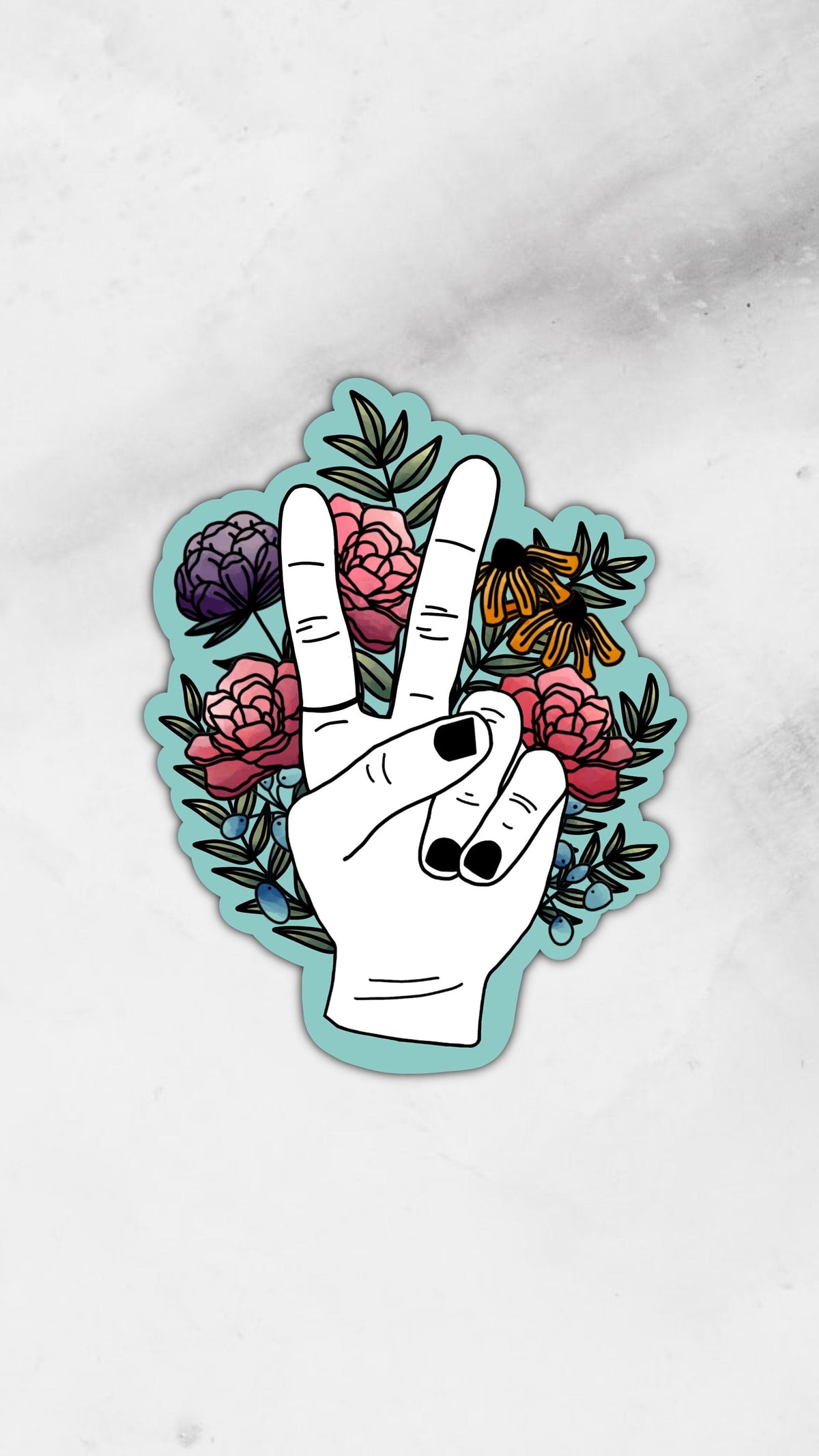 Peace | Holographic Sticker