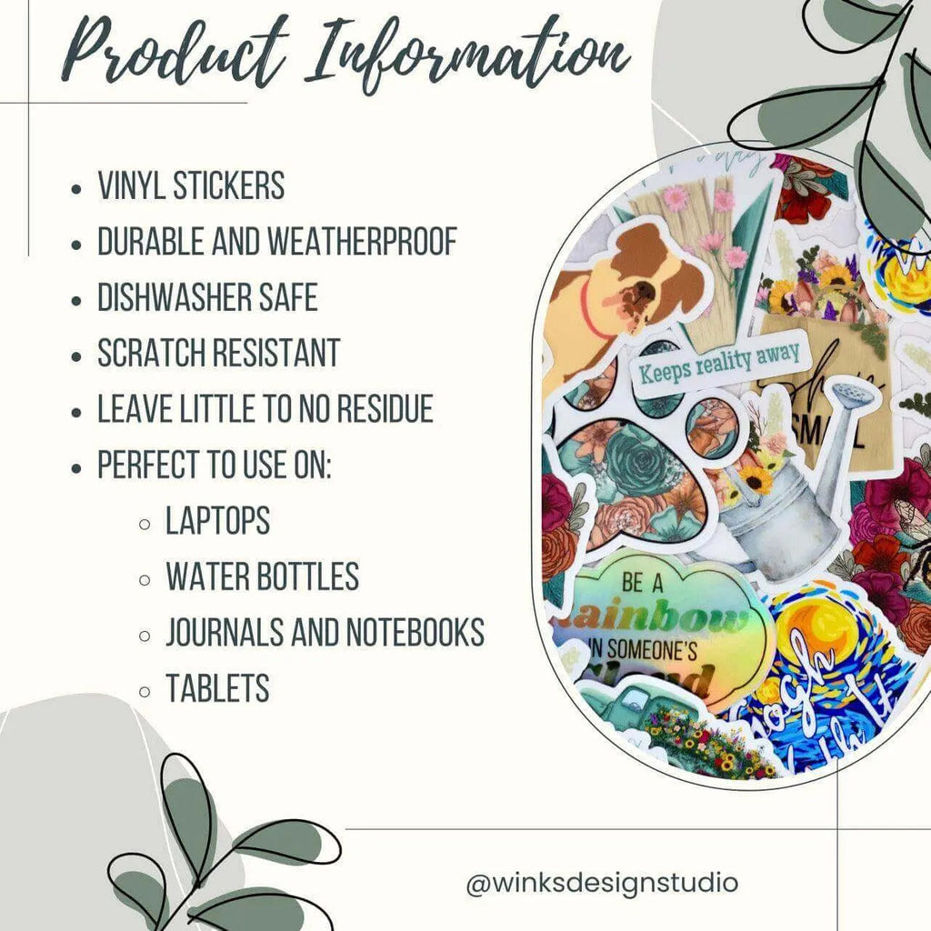 Succulent Terrarium Sticker