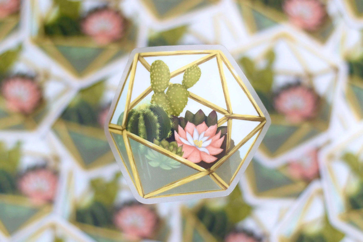Succulent Terrarium Sticker