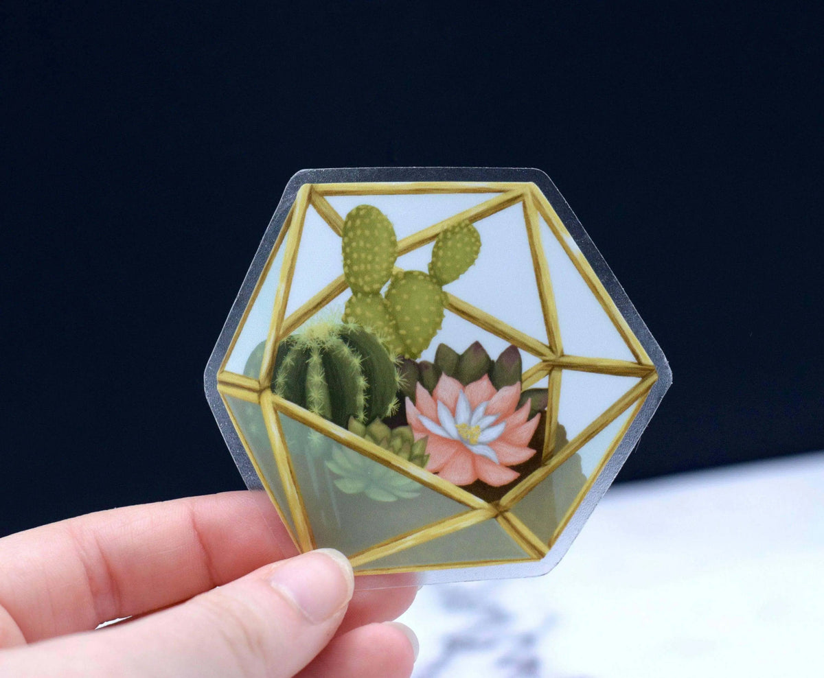 Succulent Terrarium Sticker