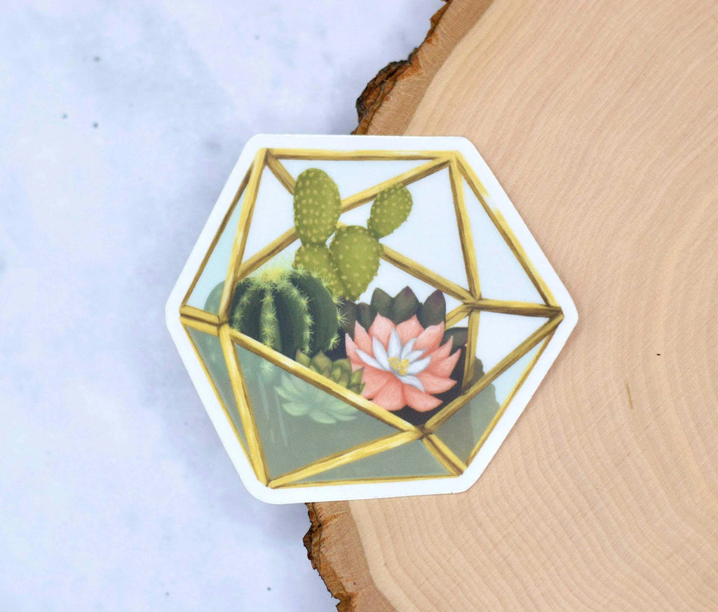 Succulent Terrarium Sticker